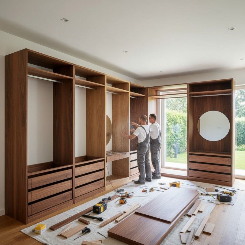 Built In Desk Installation in Charlotte, NC